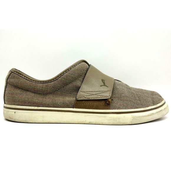 Puma Brown Casual Slip On Loafers Shoes Men's 12 - Picture 1 of 12